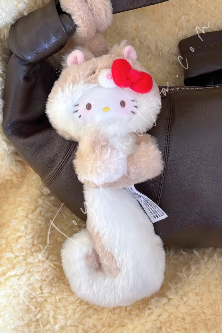 Top Toy Hello Kitty Healing Forest Series Plush Pendant Blind Box Chestnut Squirrel