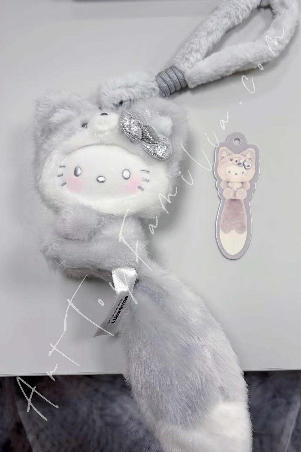 Top Toy Hello Kitty Healing Forest Series Plush Pendant Blind Box Silver Fox (Secret)