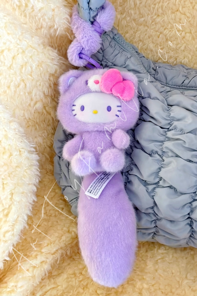 Top Toy Hello Kitty Healing Forest Series Plush Pendant Blind Box Taro Fluffy Ferret