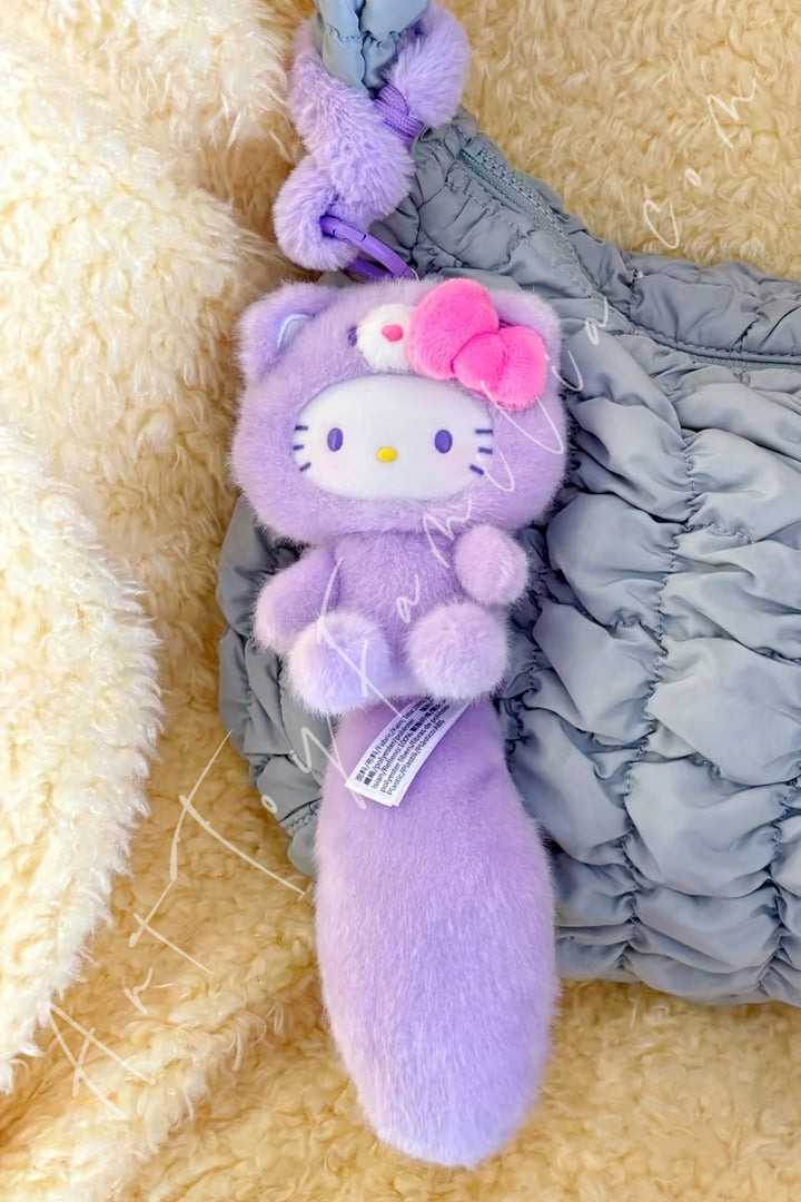 Top Toy Hello Kitty Healing Forest Series Plush Pendant Blind Box Taro Fluffy Ferret