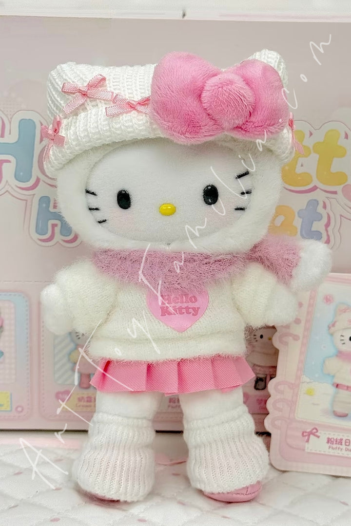 Top Toy Hello Kitty Heartbeat Photoshoot Series Plush Pendant Blind Box Fluffy Diary