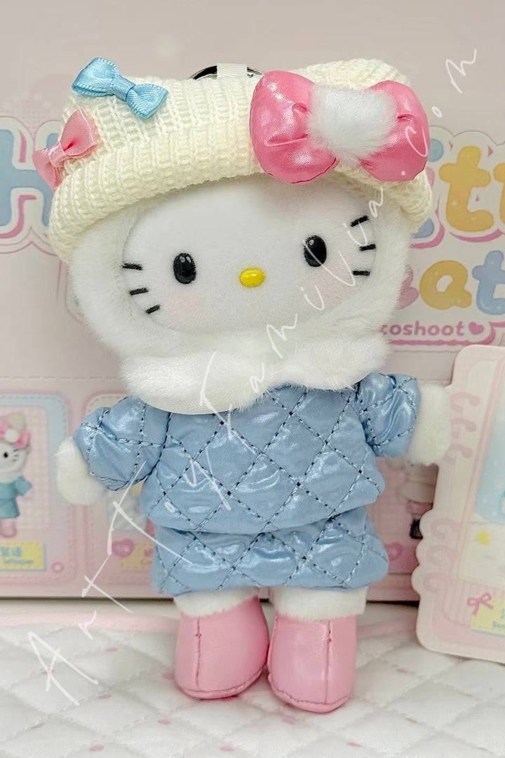 Top Toy Hello Kitty Heartbeat Photoshoot Series Plush Pendant Blind Box Sea Salt Whisper