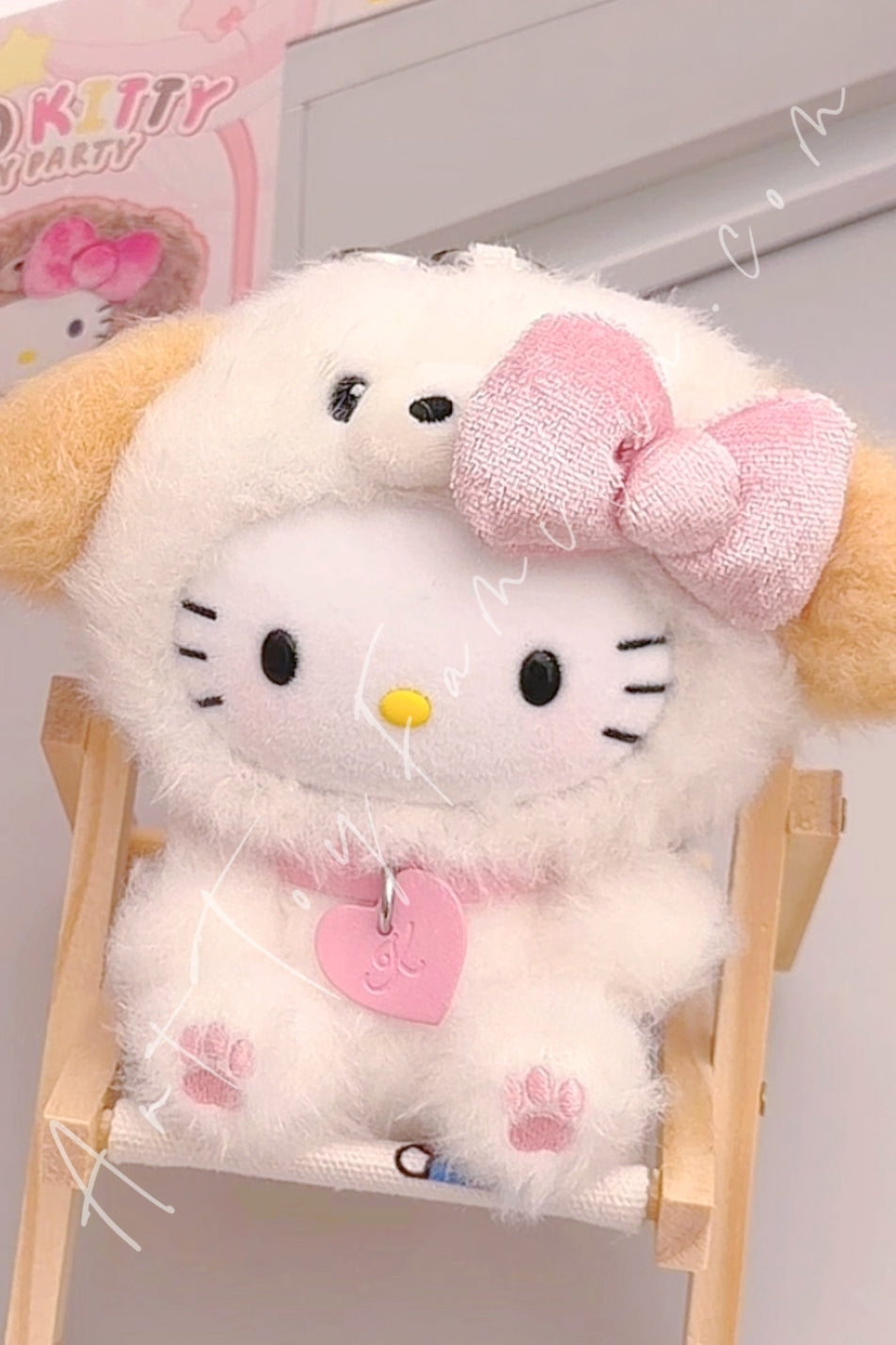 Hello Kitty Puppy Party Series Plush Pendant – Art Toy Familia