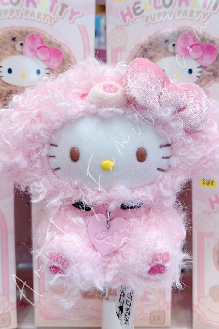 Top Toy Hello Kitty Puppy Party Series Plush Pendant Sweet Poodle (Secret)