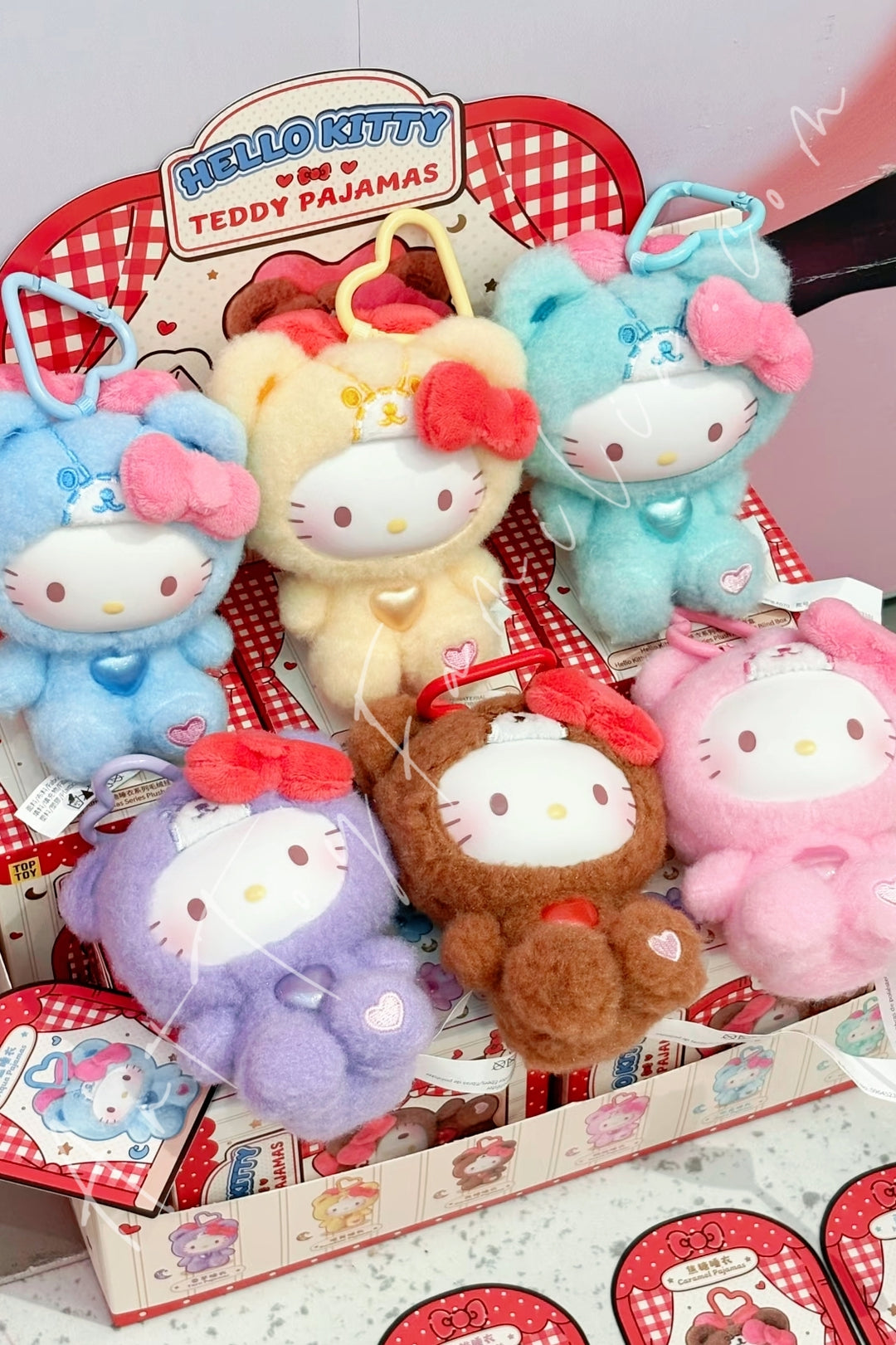 Top Toy Hello Kitty Teddy Pajamas Series Sealed Fullset