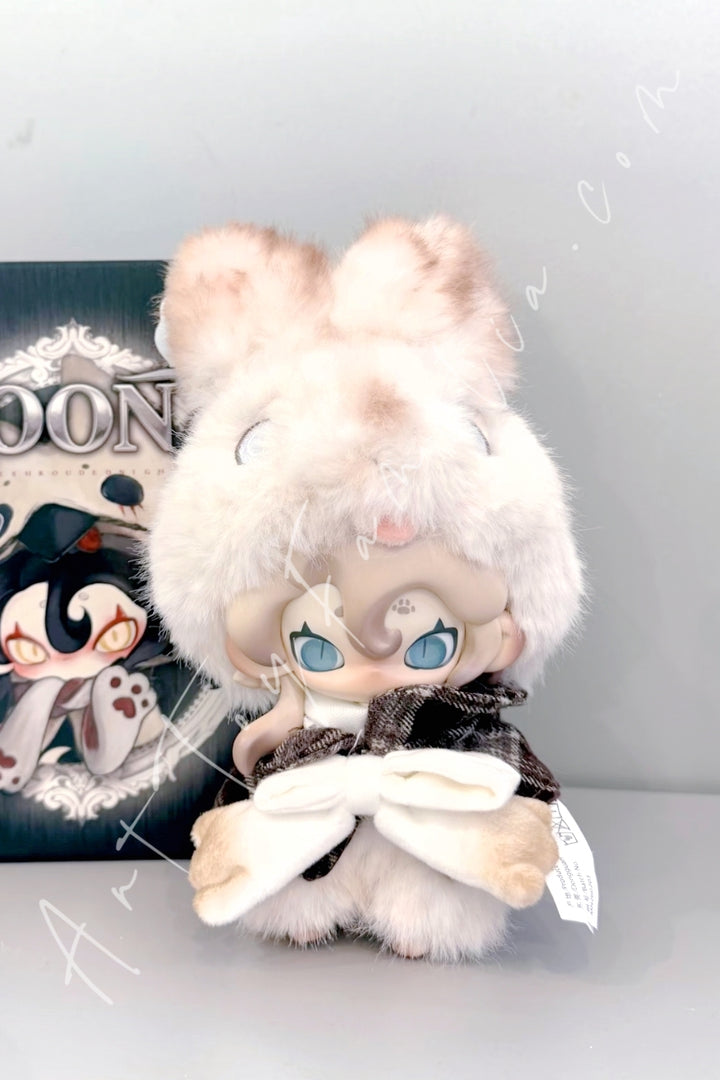 Top Toy Moonin The Shrouded Night Series Plush Siamese Rabbit