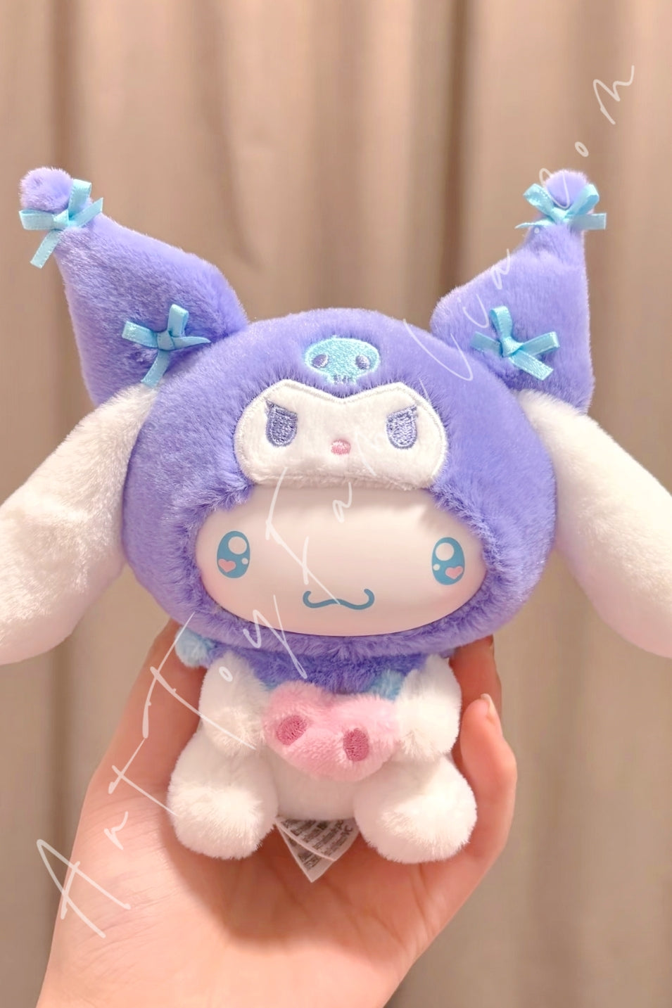 Top Toy Sanrio Characters Kuromi Party Series Plush Pendant Cinnamoroll