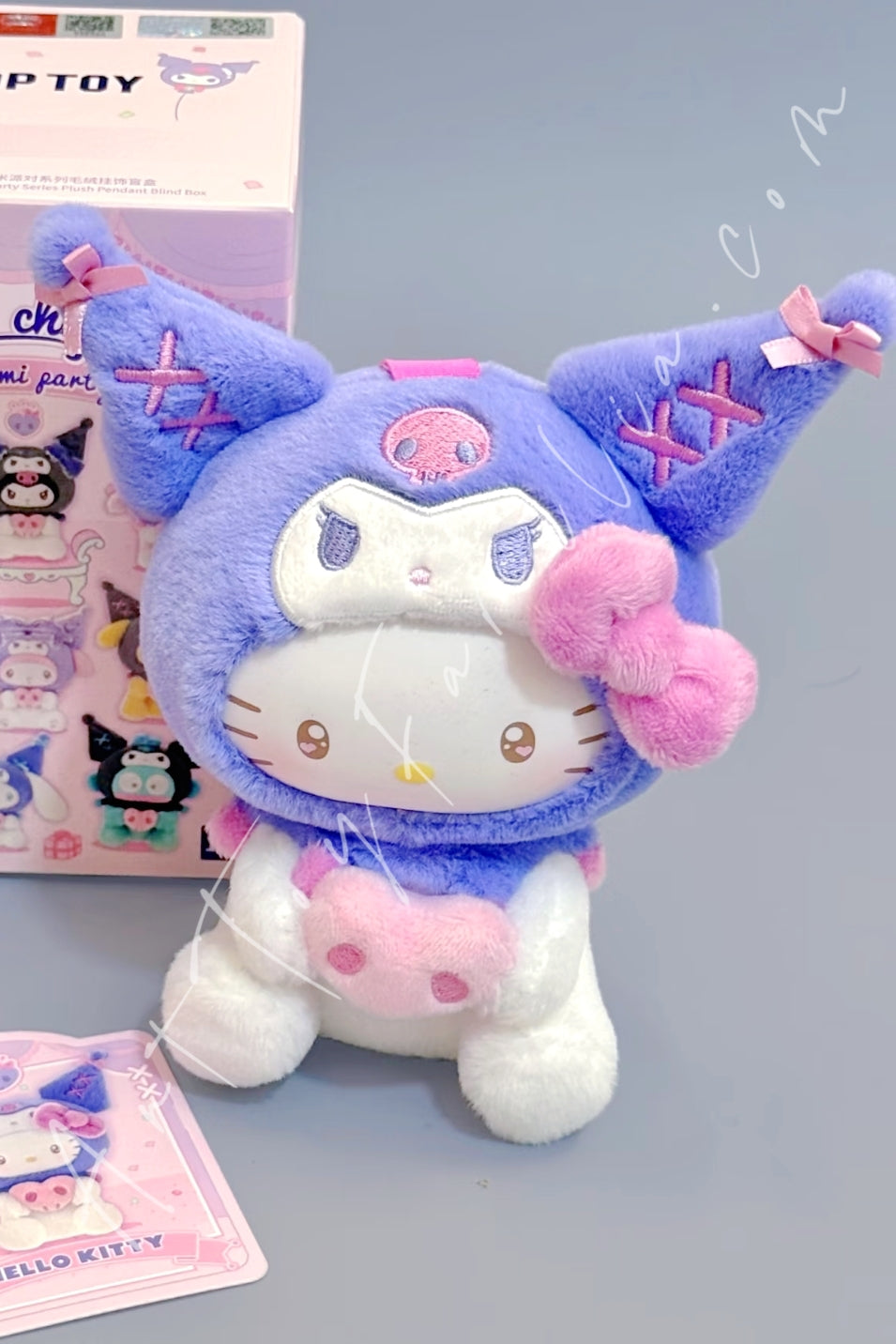 Top Toy Sanrio Characters Kuromi Party Series Plush Pendant Hello Kitty