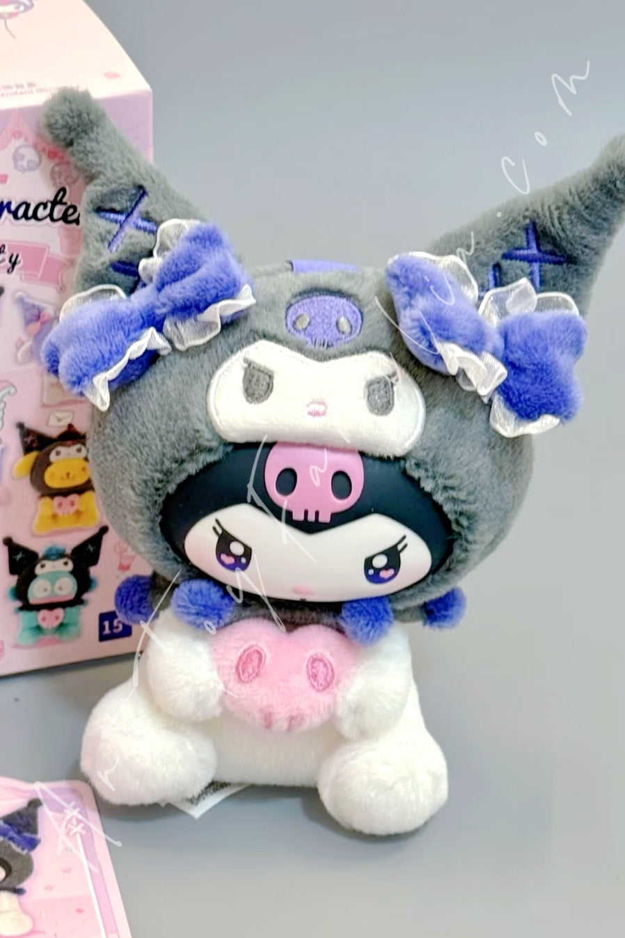 Top Toy Sanrio Characters Kuromi Party Series Plush Pendant Kuromi