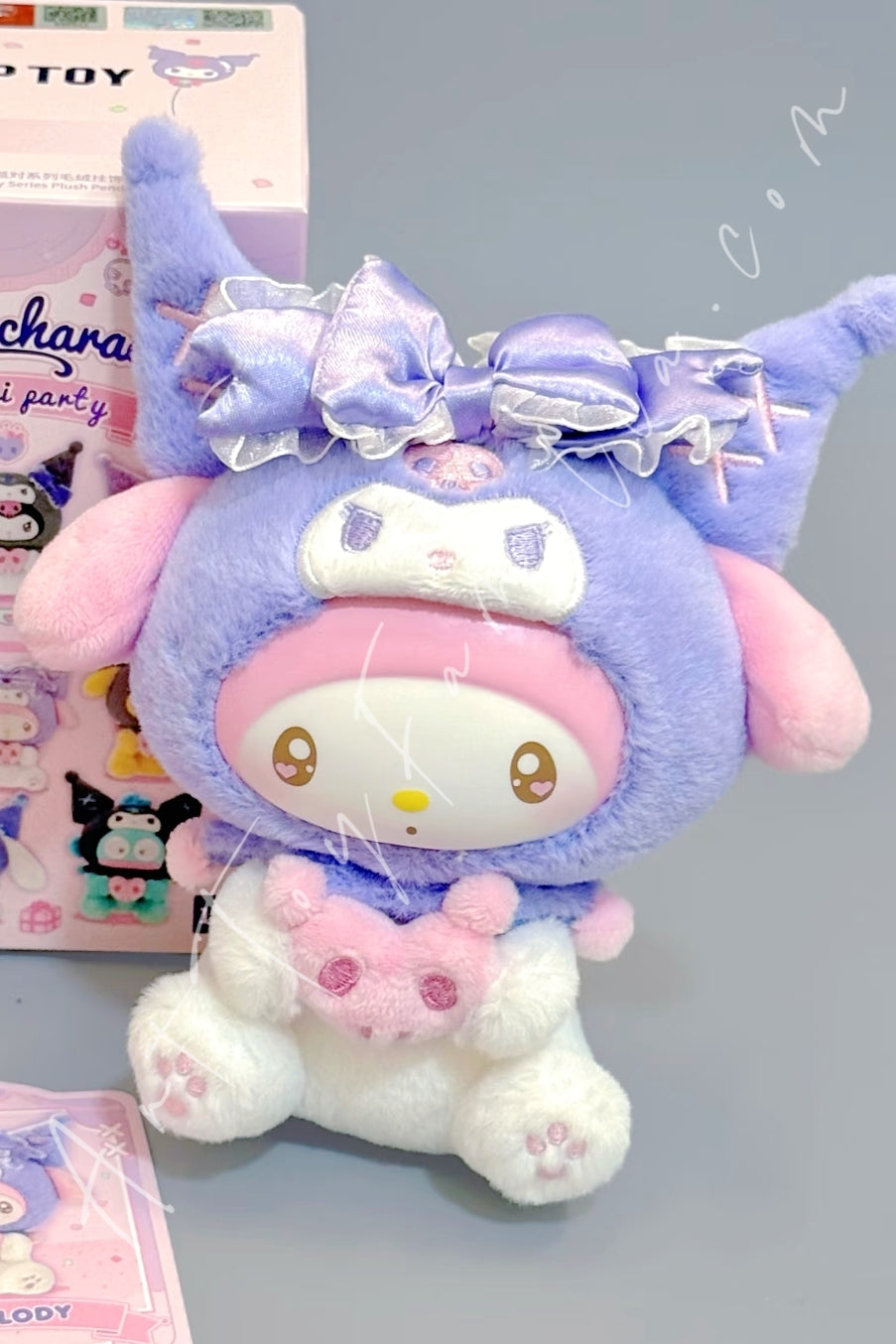 Top Toy Sanrio Characters Kuromi Party Series Plush Pendant My Melody