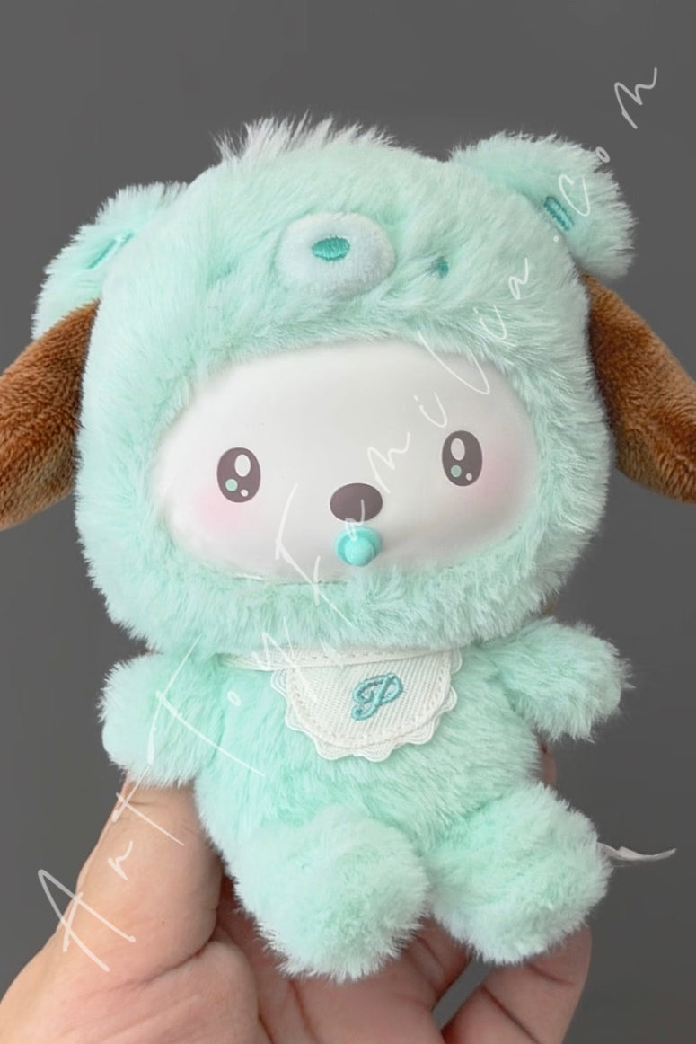 Top Toy Sanrio Characters Little Bear Planet Series Plush Pendant Colorful Bear Pochacco