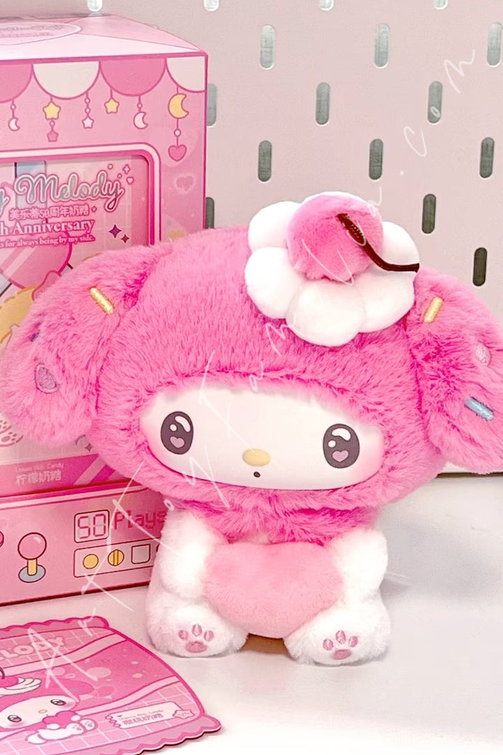Toptoy My Melody 50th Anniversary Milk Candy Series Vinyl Plush Cherry Milk Candy