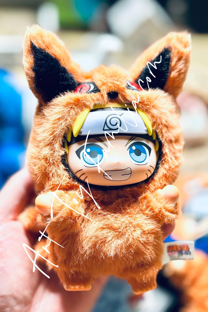 Toptoy Naruto Shippuden Cute Beast Party Series Plush Keychain Naruto Uzumaki