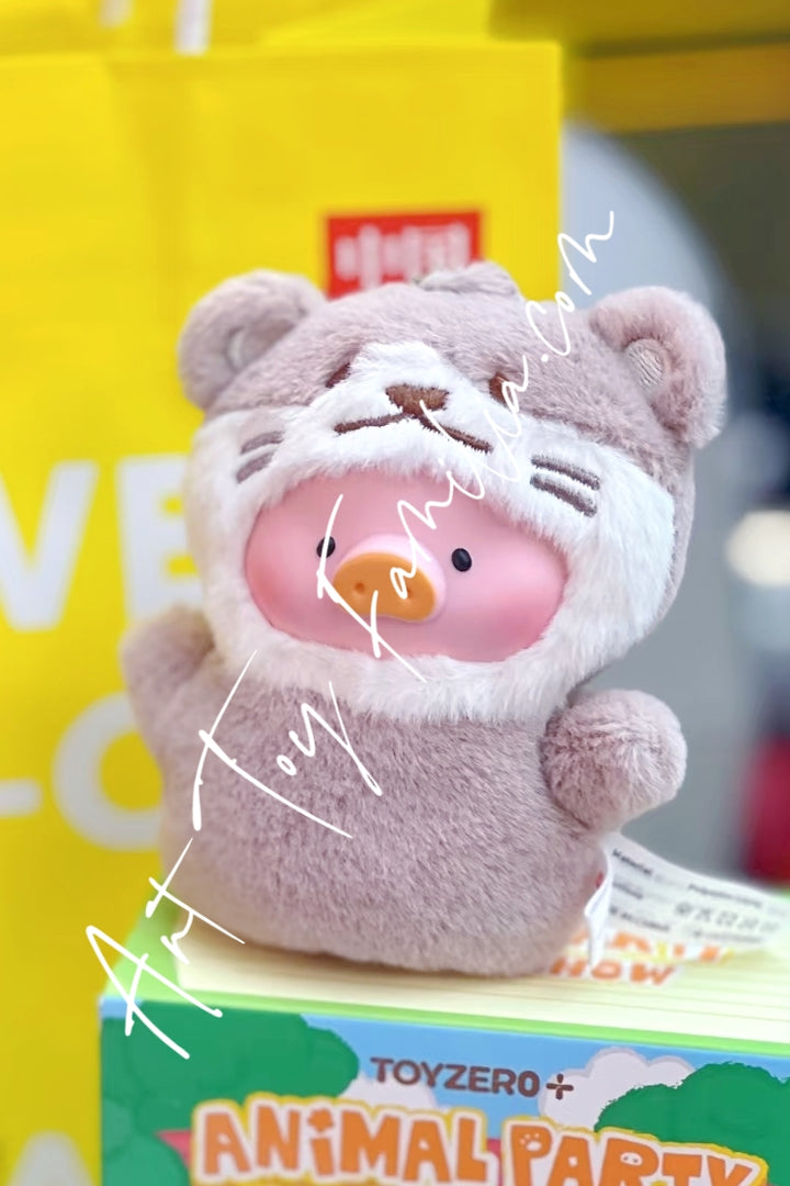 Toyzero Plus Lulu The Piggy Animal Party-Puppet Show PVC Face Plush Keychain Clumsy Otter