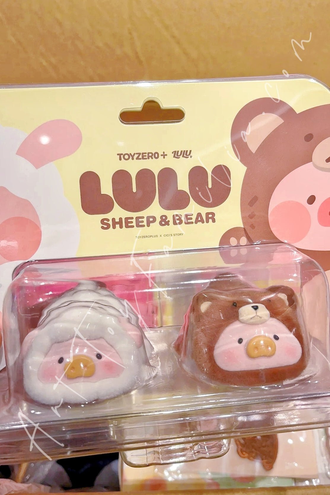 Lulu The Pig Cozy Lulu Bear & Sheep – Art Toy Familia