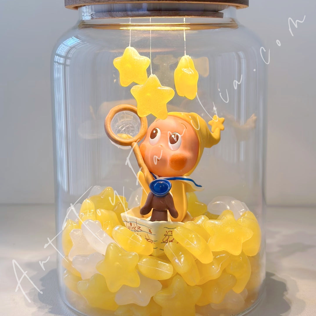 Twinkle Stars Patting Light Display Bottle