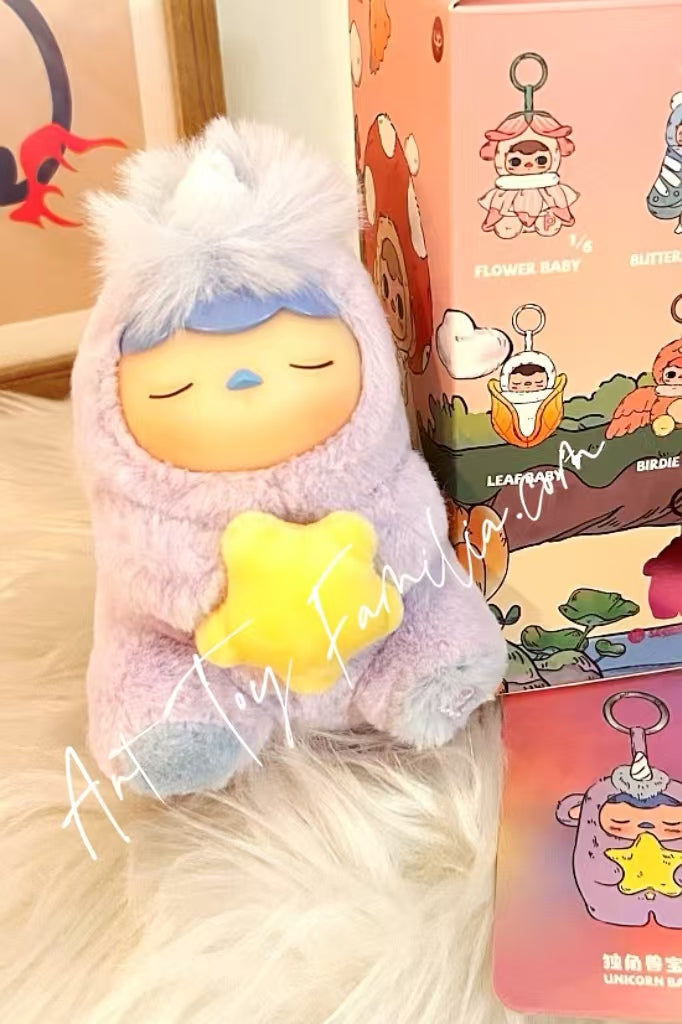 pucky forest party vinyl plush series 精灵森林派对盲盒挂件 Mushroom Baby   蘑菇宝宝