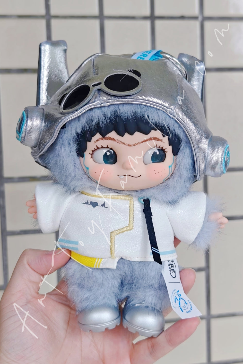 Wakuku × World Humanoid Robot Games Series Plush Pendant Hanging Card Modish Zhibao