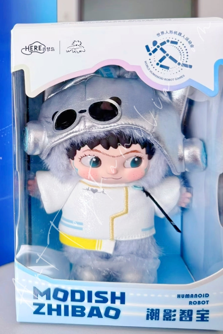 Wakuku × World Humanoid Robot Games Series Plush Pendant Hanging Card Modish Zhibao Packaging