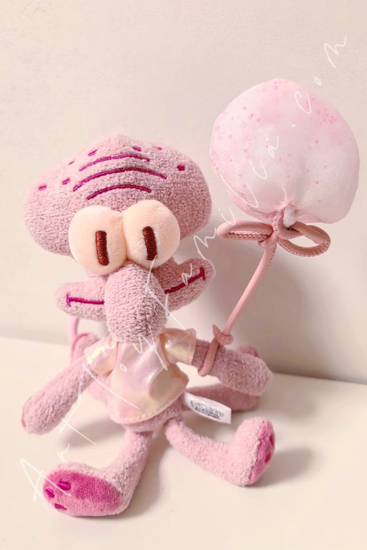 XII Space SpongeBob Squidward's Day Series 2 Plush Blind Box Pink Squidward