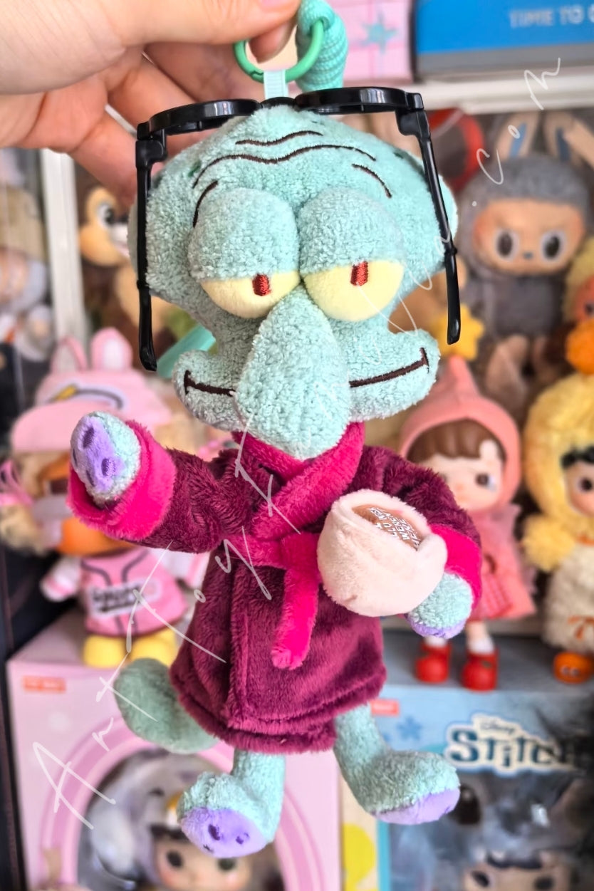 XII Space SpongeBob Squidward's Day Series 2 Plush Blind Box Rich Squidward