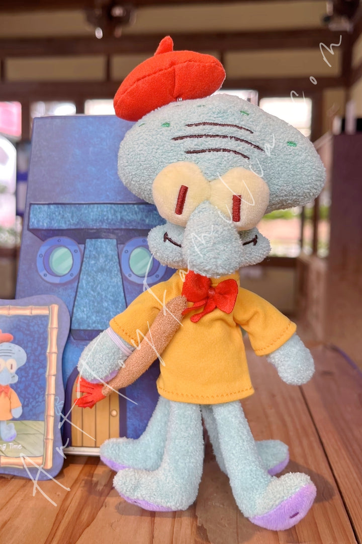 XII SpongeBob Squidward's Day Series Plush Blind Box Painting Time