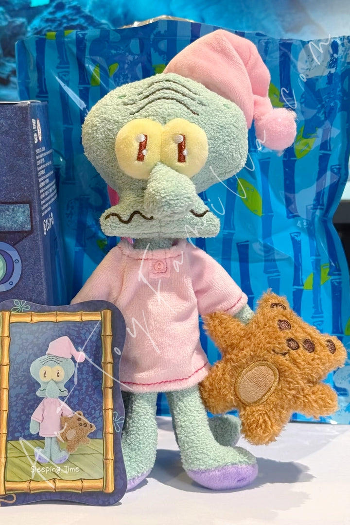 XII SpongeBob Squidward's Day Series Plush Blind Box Sleep Time