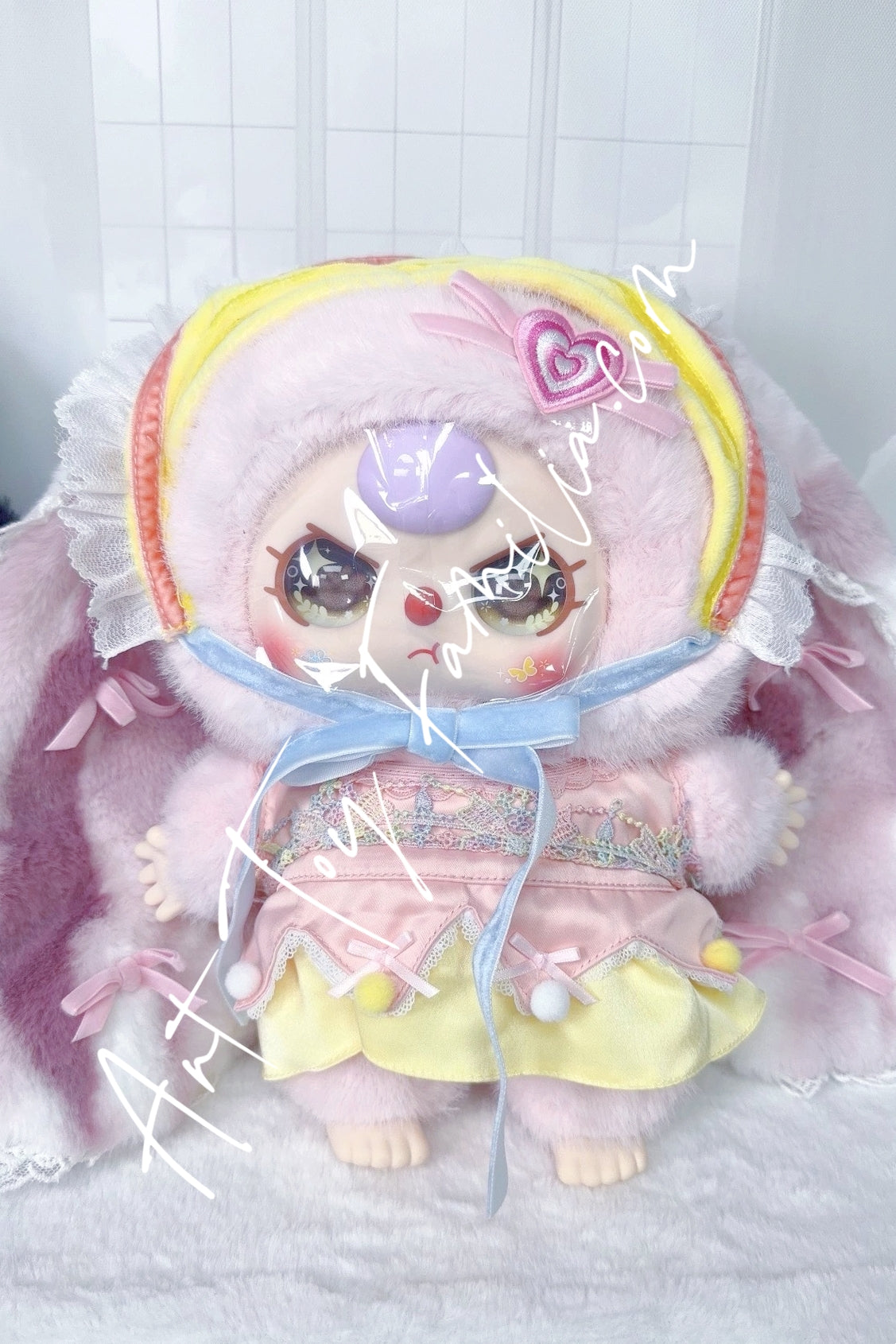 Babythree 上海　限定2体セット　公式 Baby Three 400% Plush Doll 2 QDF 2025 Shanghai Region