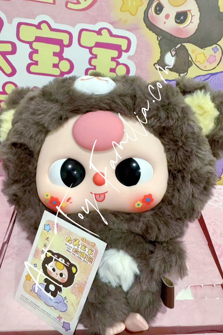 Yiwu First Rigorous Baby Three Big-head Baby Zipper Bag Series 4