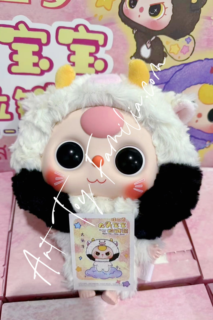 Yiwu First Rigorous Baby Three Big-head Baby Zipper Bag Series 7