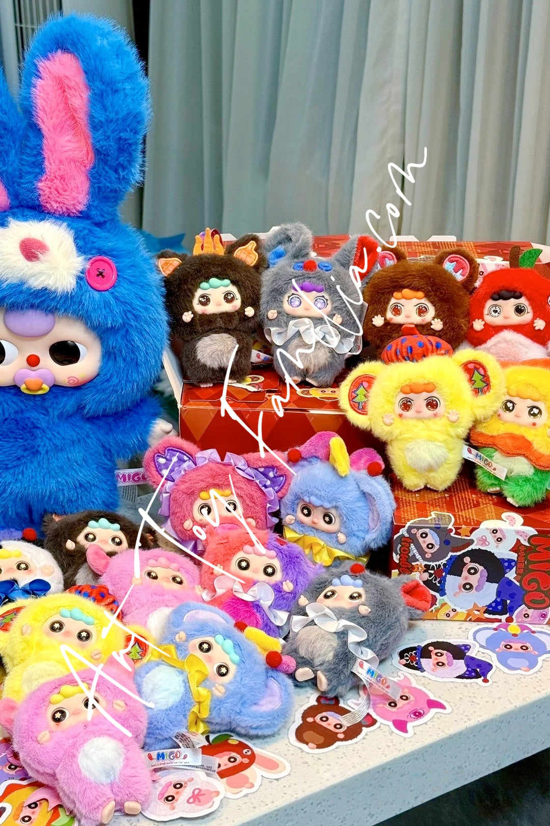 Yiwu First Rigorous Baby Three Migo Little Trouble Maker Series Plush 1
