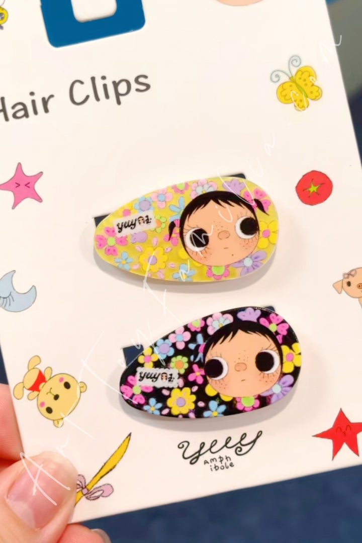 Yuy XiaoYu Hair Clips Collection Water Drop
