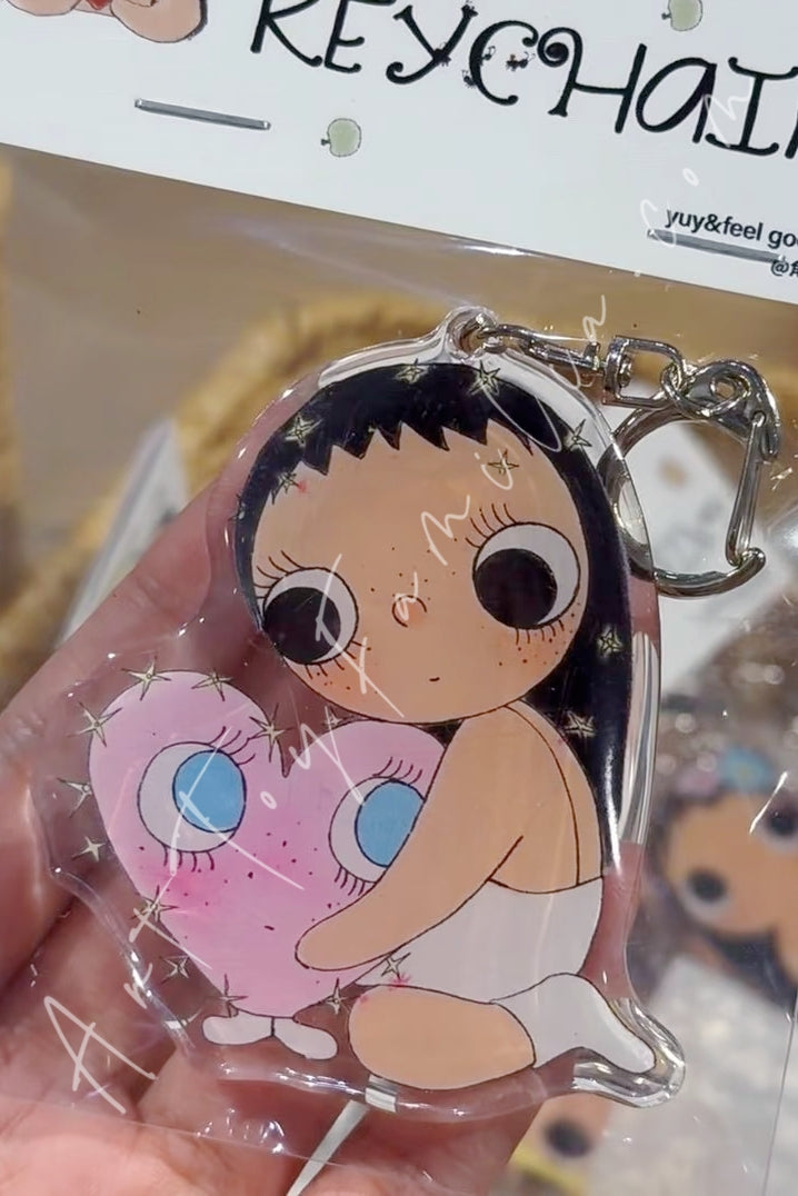 Yuy XiaoYu Keychains Collection Hug Yuy