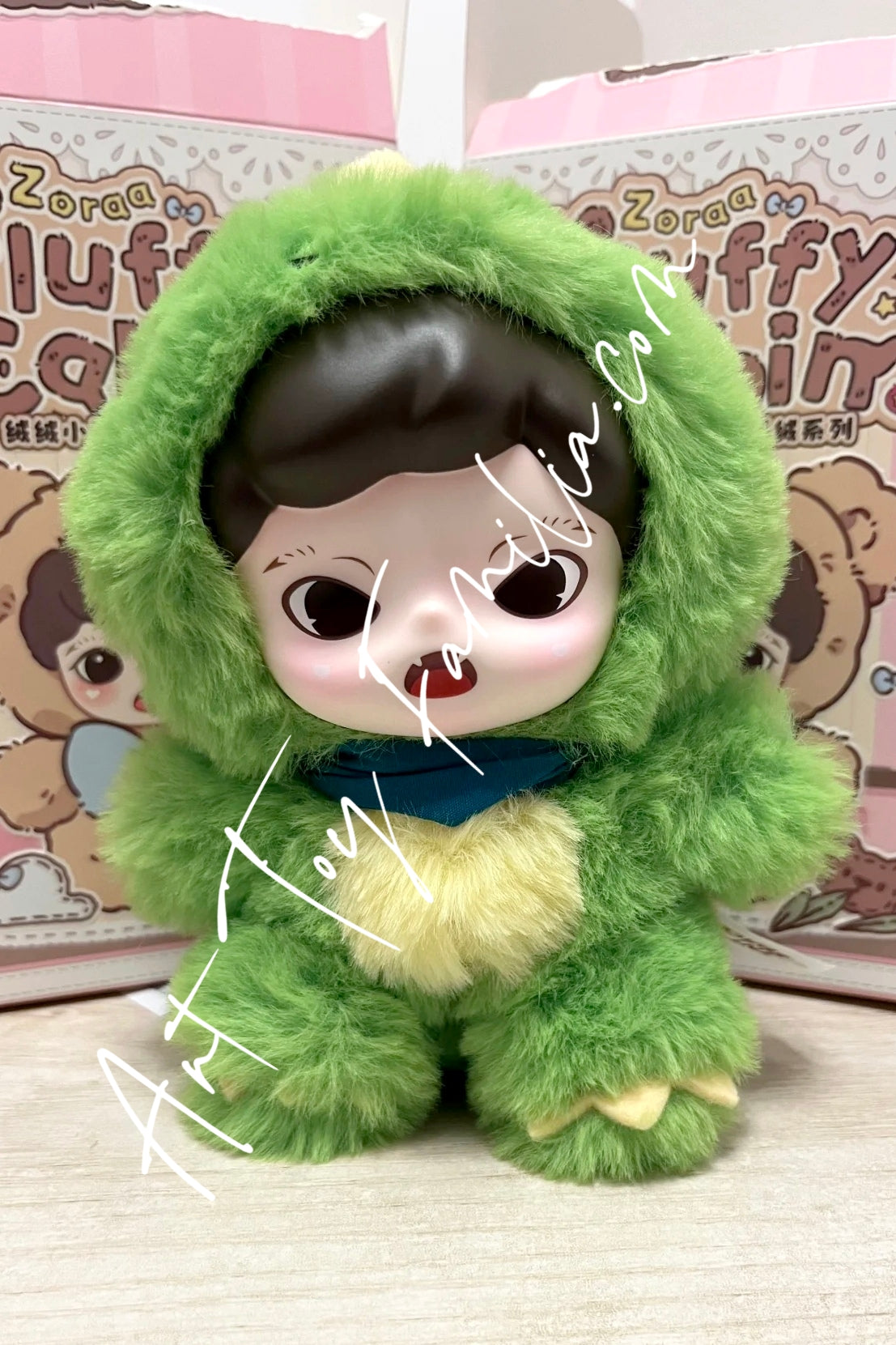 Zoraa Fluffy Cabin Series Vinyl Plush Doll Fierce Flying Dragon