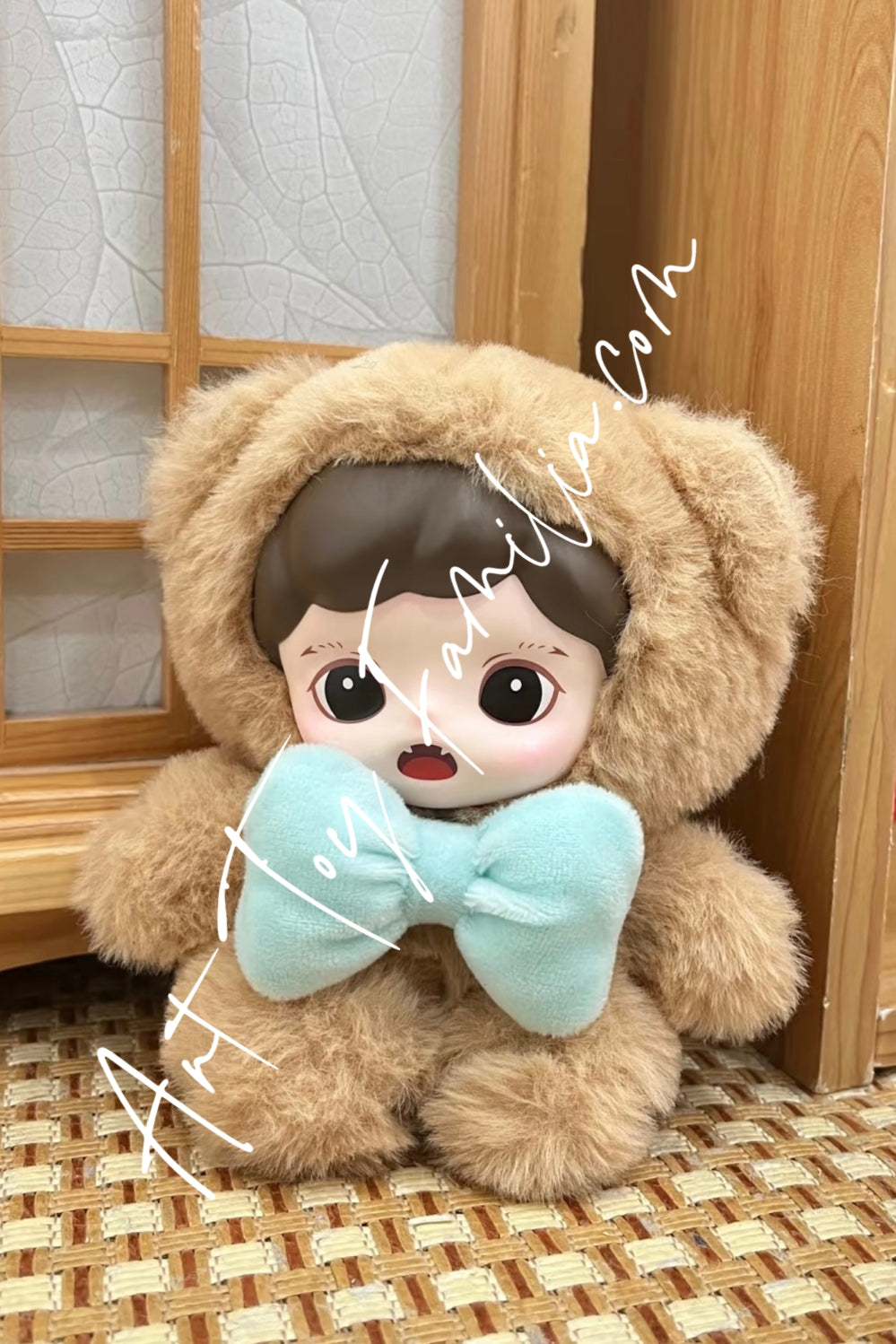 Zoraa Fluffy Cabin Series Vinyl Plush Doll Lulu Bear