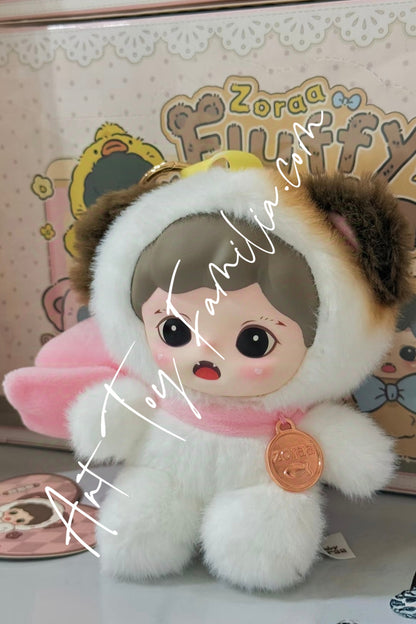 Zoraa Fluffy Cabin Series Vinyl Plush Doll Pinky Meow(Secret)