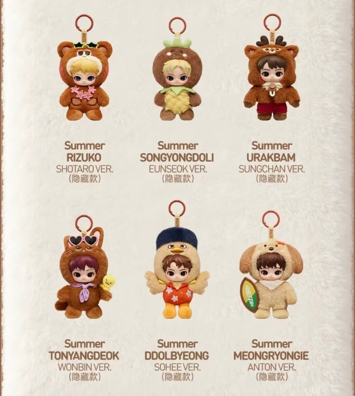 RIIZE Fluffy Club Series Vinyl Plush Doll Pendant