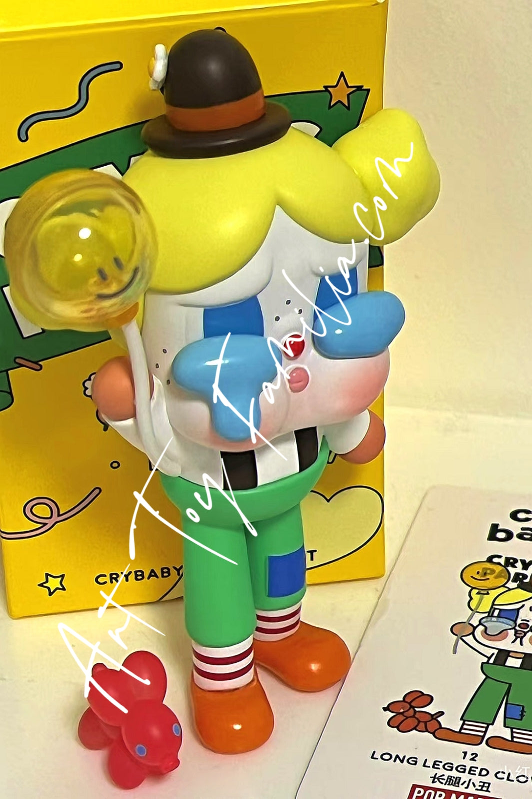crybaby crying parade series blindbox popmart Long Legged Clown