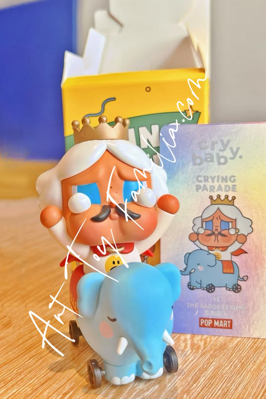 crybaby crying parade series blindbox popmart The Saddest King secret