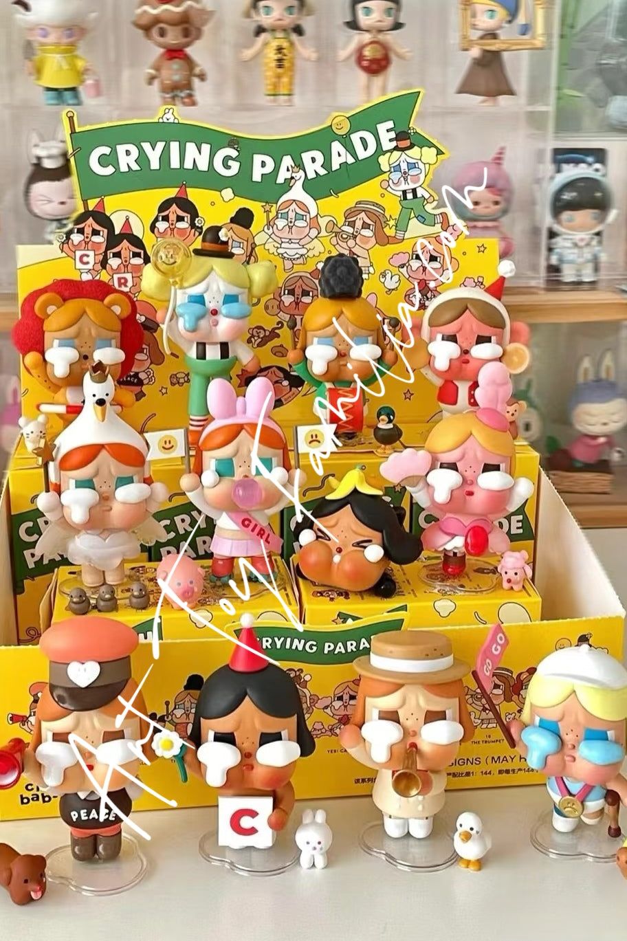 crybaby crying parade series full set popmart blindbox