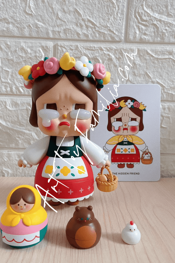 POP MART Crybaby My Russian Doll Figurine – Art Toy Familia POP MART Crybaby My Russian Doll Figurine – Art Toy Familia