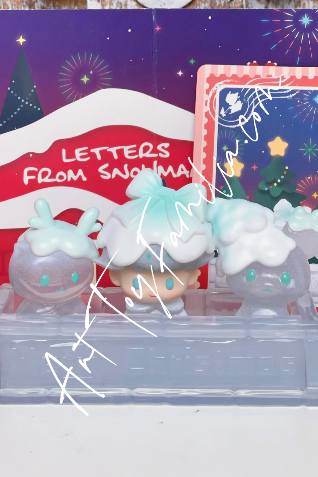 dimoo letter from snowman series merry christmas popmart