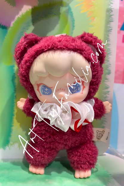 tnt space dora animals vinyl plush doll series 茸茸动物所搪胶毛绒 Baby Bear - 莓莓小熊