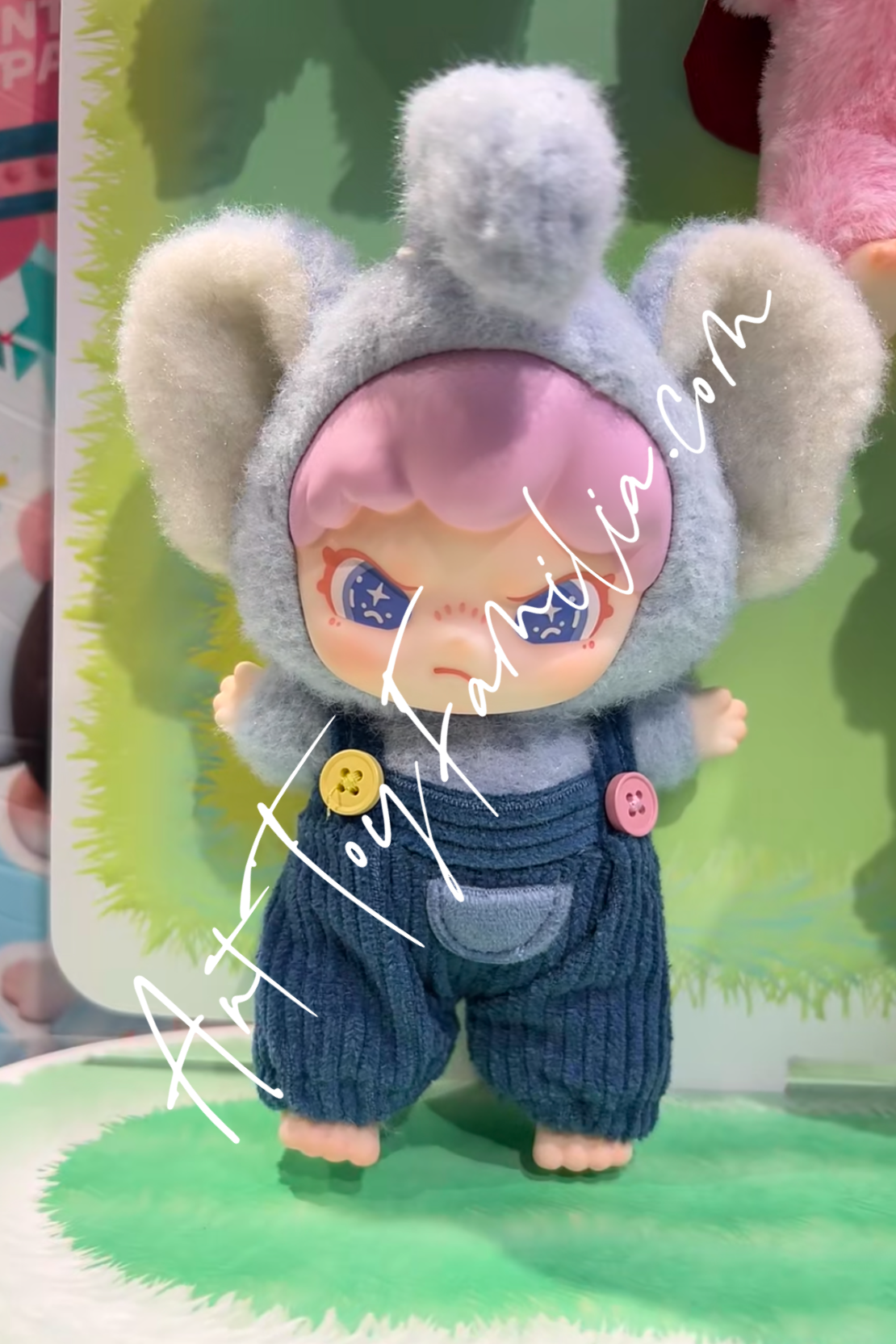 dora animals vinyl plush doll series 茸茸动物所搪胶毛绒 Baby Elephant  绒绒小象