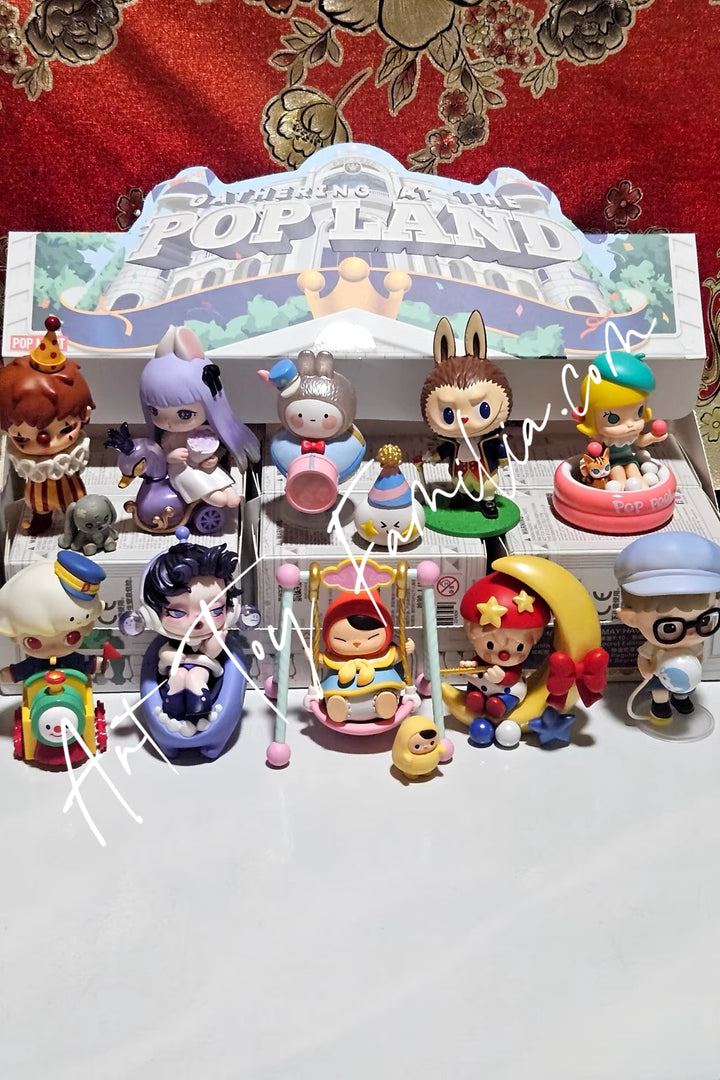 gathering at the popland series full set popmart blindbox