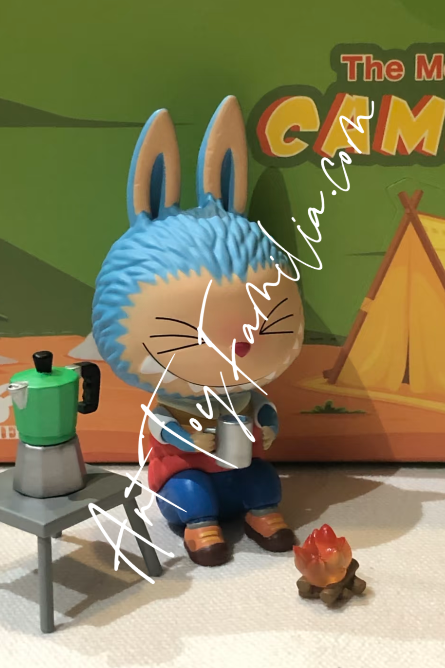 pop mart The Monsters Labubu Camping Series Fire Pit   火堆