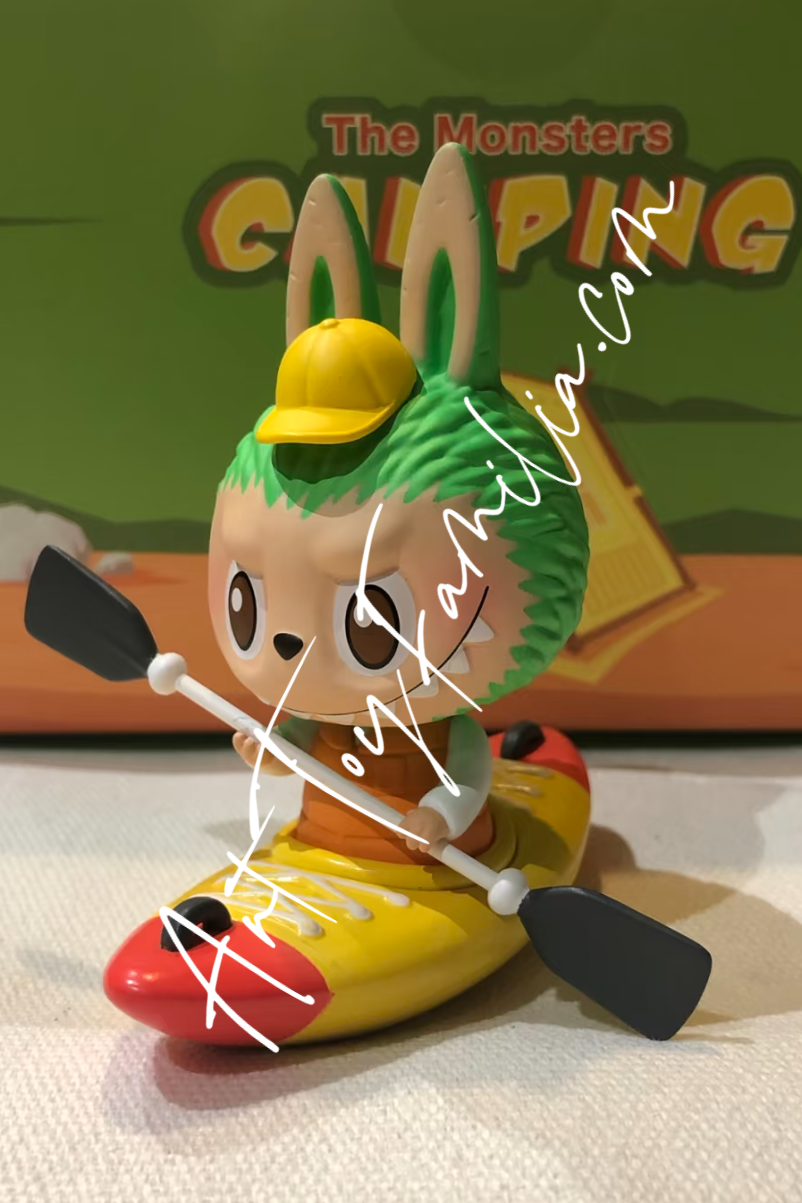 pop mart The Monsters Labubu Camping Series Kayak - 皮艇