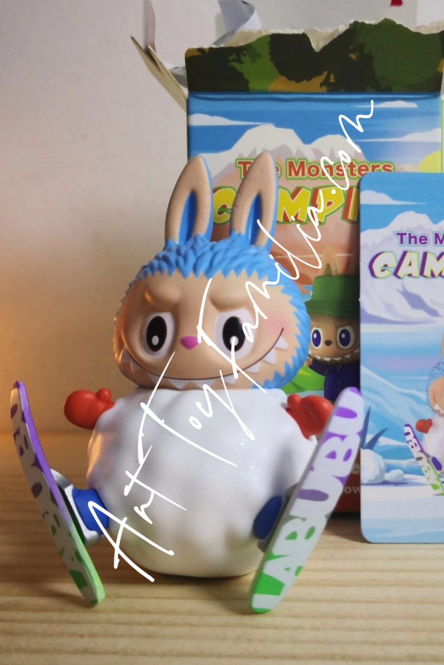 pop mart The Monsters Labubu Camping Series Skiing(secret) - 滑雪