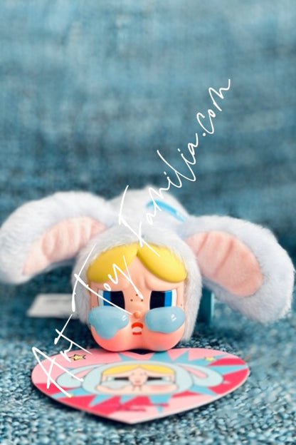pop mart crybaby ppg sad club series plush doll keychain Bubbles_Bunny