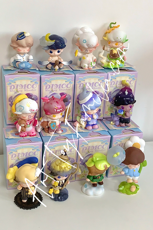 pop mart dimoo weaving wonders figurines series sealed full set blind box